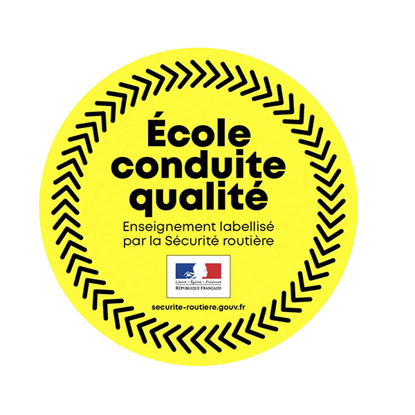 Logo école conduite qualité